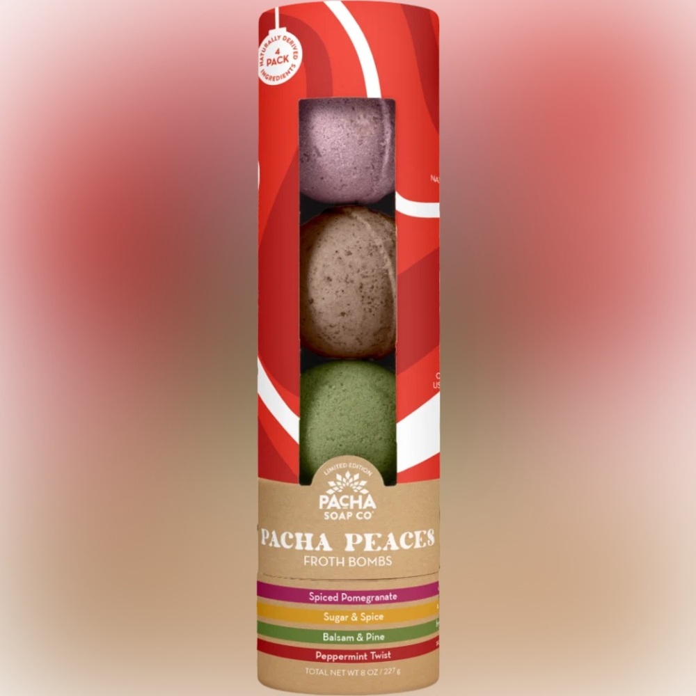 BNIP Pacha Peaces, Froth Bomb, Holiday Collection, 8 Oz